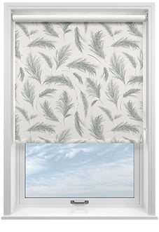 Cypress Drift (Blackout), Green Grove - Motorised Roller Blind